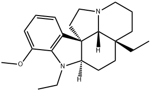 1-Ethyl-17-methoxyaspidospermidine 结构式