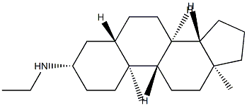 N-Ethyl-5α-androstan-3β-amine 结构式