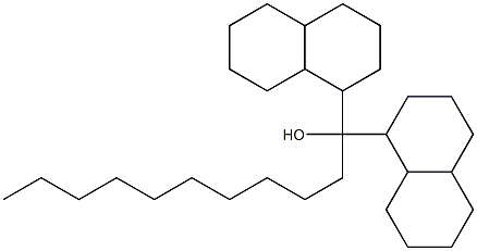 α-(Decahydronaphthalen-1-yl)-α-decyldecahydro-1-naphthalenemethanol 结构式