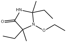 4-Imidazolidinone,1-ethoxy-2,5-diethyl-2,5-dimethyl-(9CI) 结构式