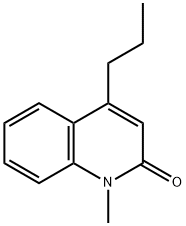 2(1H)-Quinolinone,1-methyl-4-propyl-(9CI) 结构式