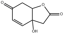 3A-羟基-3,3A,7,7A-四氢苯并呋喃-2,6-二酮 结构式