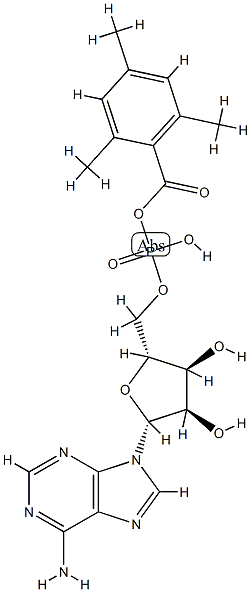 mesitoyl-AMP 结构式