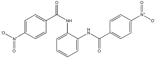 4-nitro-N-[2-({4-nitrobenzoyl}amino)phenyl]benzamide 结构式