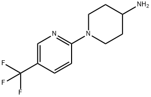 1-[5-(三氟甲基)吡啶-2-基]哌啶-4-胺 结构式