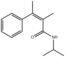 (Z)-α,β-Dimethyl-N-isopropylcinnamamide 结构式
