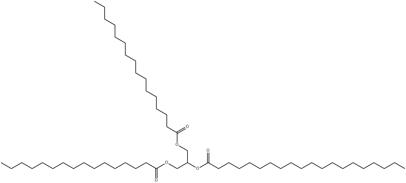 1,2,3-Propanetriyl=1,3-bishexadecanoate 2-icosanoate 结构式