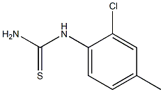 (2-chloro-4-methylphenyl)thiourea 结构式