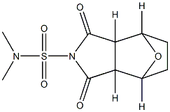 N-(Dimethylsulfamoyl)-7-oxabicyclo[2.2.1]heptane-2,3-dicarbimide 结构式