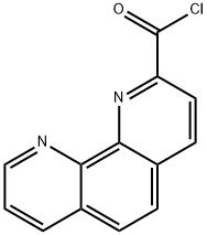 1,10-phenanthroline-2-carbonyl chloride 结构式