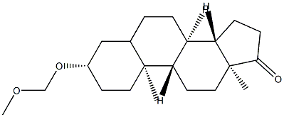 3β-(Methoxymethoxy)androstan-17-one 结构式