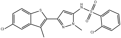 RNA Polymerase III Inhibitor 结构式