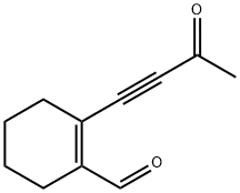 1-Cyclohexene-1-carboxaldehyde,2-(3-oxo-1-butynyl)-(9CI) 结构式