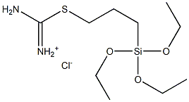 2-[3-(triethoxysilyl)propyl]isothiouronium chloride 结构式