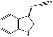 delta3,alpha-Indolineacetonitrile (8CI) 结构式