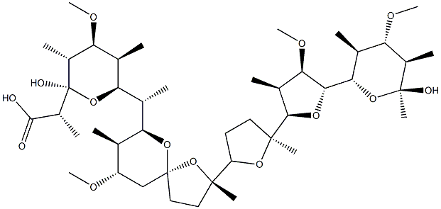 依默杀菌素 结构式