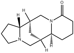 (6R,6aβ,13R,13aα)-Dodecahydro-6,13-methano-10H-pyrido[1,2-a]pyrrolo[1,2-e][1,5]diazocin-10-one 结构式