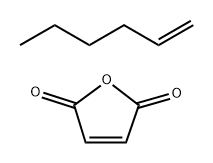 2,5-Furandione, polymer with 1-hexene, sodium salt 结构式