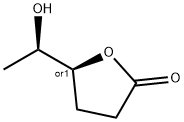 (R*,S*)-(±)-dihydro-5-(1-hydroxyethyl)-3H-furan-2-one 结构式