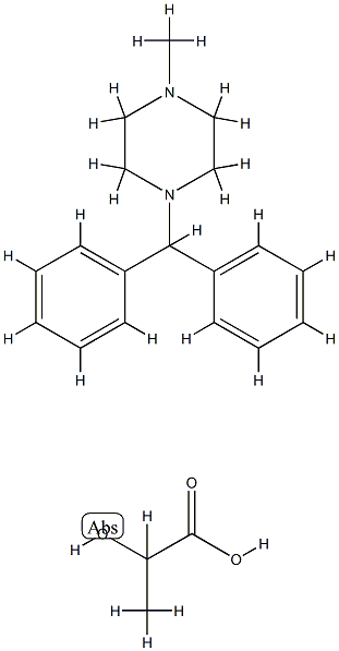 赛克利嗪 结构式