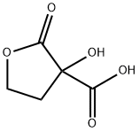 3-Furancarboxylicacid,tetrahydro-3-hydroxy-2-oxo-(9CI) 结构式