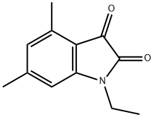 1H-Indole-2,3-dione,1-ethyl-4,6-dimethyl-(9CI) 结构式