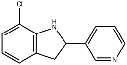 1H-Indole,7-chloro-2,3-dihydro-2-(3-pyridinyl)-(9CI) 结构式