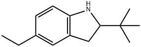 1H-Indole,2-(1,1-dimethylethyl)-5-ethyl-2,3-dihydro-(9CI) 结构式