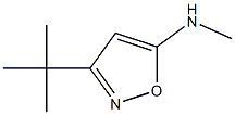 5-Isoxazolamine,3-(1,1-dimethylethyl)-N-methyl-(9CI) 结构式