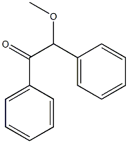 rac-(2R*)-1,2-Diphenyl-2-methoxyethanone 结构式