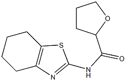 2-Furancarboxamide,tetrahydro-N-(4,5,6,7-tetrahydro-2-benzothiazolyl)-(9CI) 结构式