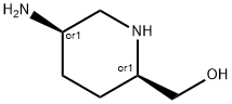 2-Piperidinemethanol,5-amino-,(2R,5R)-rel-(9CI) 结构式