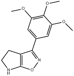 4H-Pyrrolo[3,2-d]isoxazole,5,6-dihydro-3-(3,4,5-trimethoxyphenyl)-(9CI) 结构式