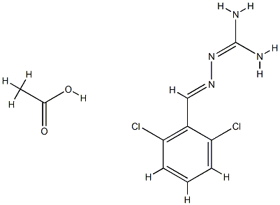 GUANABENZ ACETATE 结构式