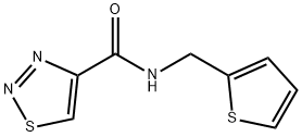 1,2,3-Thiadiazole-4-carboxamide,N-(2-thienylmethyl)-(9CI) 结构式