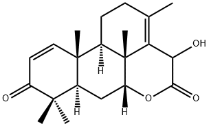 15-Hydroxy-4-methylpicrasa-1,13-diene-3,16-dione 结构式