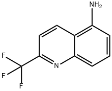 2-(三氟甲基)喹啉-5-胺 结构式