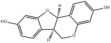 3,9-DIHYDROXYPTEROCARPAN 结构式
