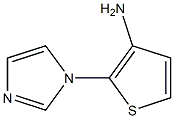 3-Thiophenamine,2-(1H-imidazol-1-yl)-(9CI) 结构式