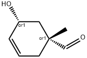 3-Cyclohexene-1-carboxaldehyde, 5-hydroxy-1-methyl-, (1R,5R)-rel- (9CI) 结构式