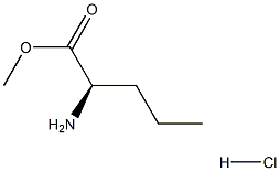 (R)-2-氨基戊酸甲酯盐酸盐 结构式