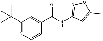 4-Pyridinecarboxamide,2-(1,1-dimethylethyl)-N-(5-methyl-3-isoxazolyl)-(9CI) 结构式