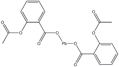 bis(o-acetoxybenzoato)lead 结构式