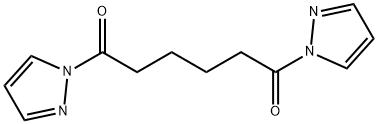 1-[6-oxo-6-(1H-pyrazol-1-yl)hexanoyl]-1H-pyrazole 结构式