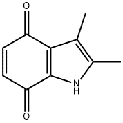 1H-Indole-4,7-dione,2,3-dimethyl-(9CI) 结构式