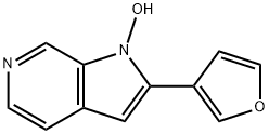 1H-Pyrrolo[2,3-c]pyridine,2-(3-furanyl)-1-hydroxy-(9CI) 结构式