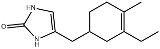 2H-Imidazol-2-one,4-[(3-ethyl-4-methyl-3-cyclohexen-1-yl)methyl]-1,3-dihydro-(9CI) 结构式