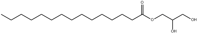 2,3-二羟丙基十五烷酸酯 结构式