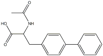 3 - ([1,1'-联苯] -4-基)-2-乙酰氨基丙酸 结构式