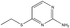 4-ethylsulfanylpyrimidin-2-amine 结构式